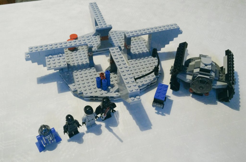 The first section of the Death Star you build is, unsurprisingly, the base. It looks big here, but it’s actually tiny compared to the rest of the superstructure you go on to build on it.